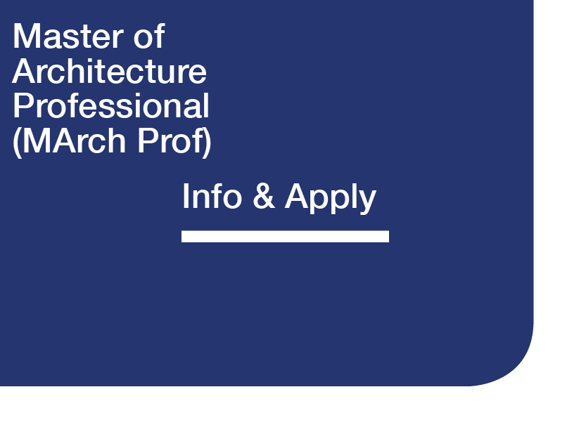 Degree banner MArchProf Degree banner MArchProf